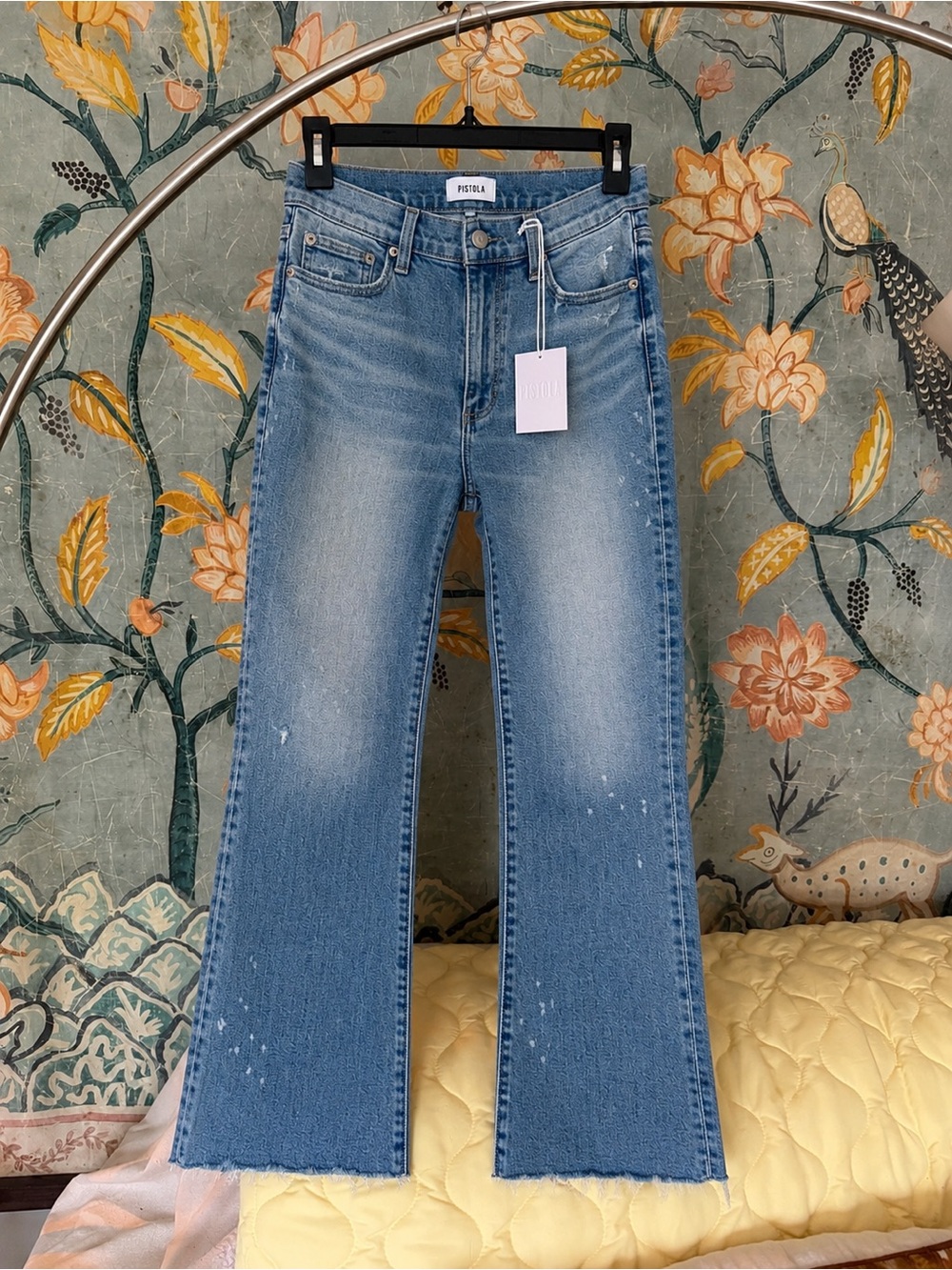 Pistola Lennon High Rise Crop Boot Jeans Dynamic Vintage Size 26 NWT